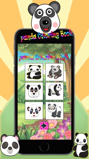 Lovely Panda : coloring games for kids(圖2)-速報App