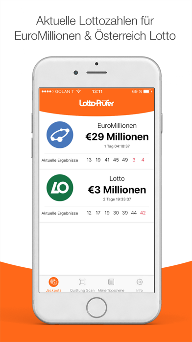 How to cancel & delete Lotto-Prüfer - Österreich Lotto und Euromillionen from iphone & ipad 1