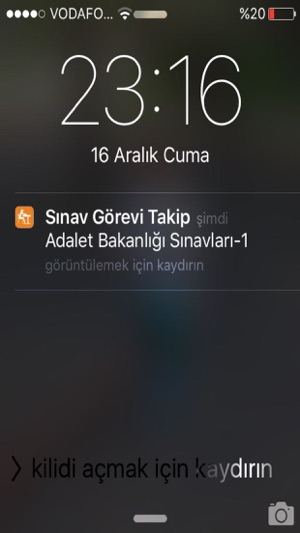 The description of Sınav Görevi Takip