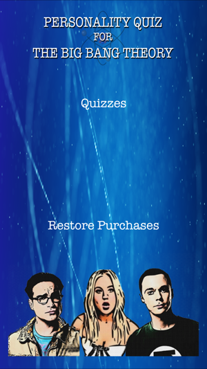 Personality Quiz for Big Bang Theory