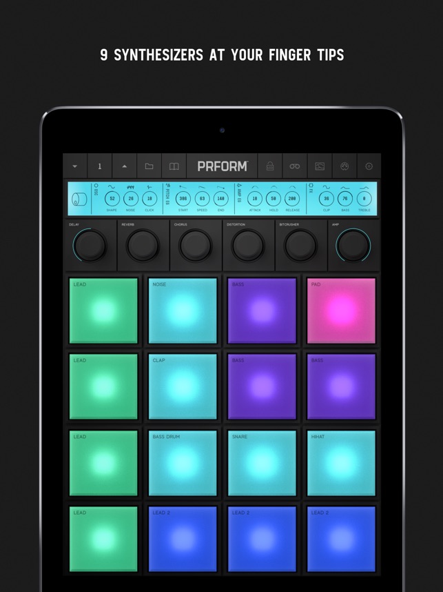 PRFORM – 9 Synths and 16 Pads