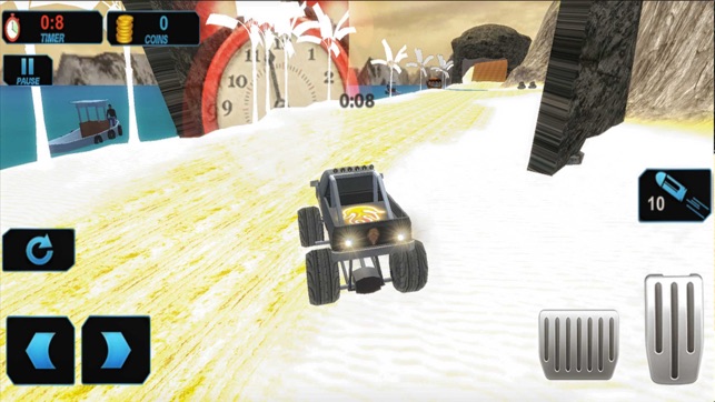 Beach Monster Truck: Extreme 4x4 Drive(圖2)-速報App