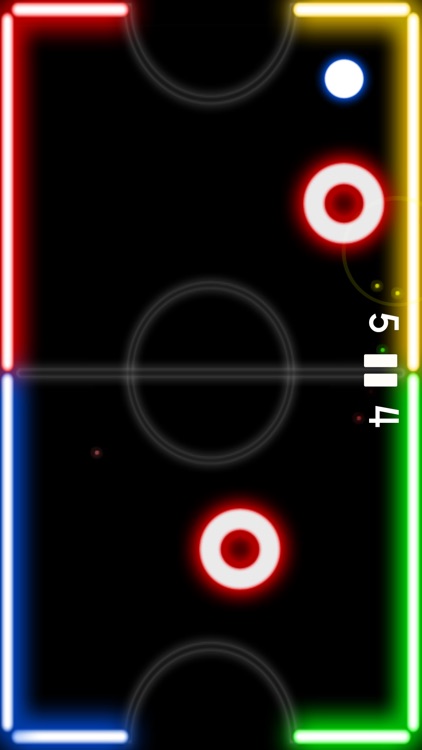 Glow Air Hockey - 2 Player Laser Hockey HD screenshot-4