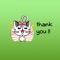 Isaiah The Beautiful Cat English Stickers