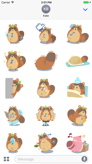 Mr.Pooh (Office) Sticker Pack(圖2)-速報App