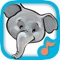 Little Elephants / Elefantitos by Canticos is a counting app to help your toddler or young child learn to identify their numbers and to count in English, Spanish, and six other languages