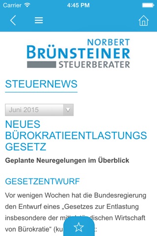 NORBERT BRÜNSTEINER STEUERBERATER screenshot 3