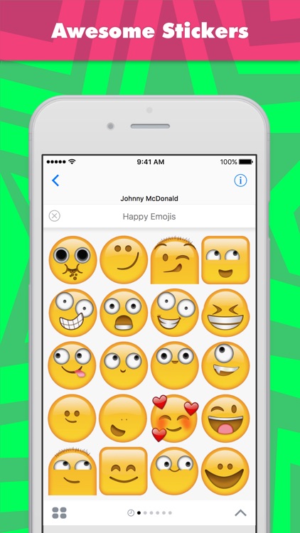 Happy Emojis stickers by Johnnymcdonald1