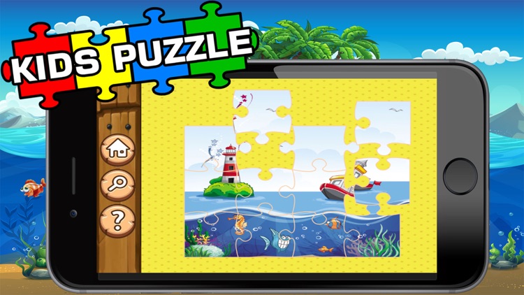 Sea Animals Puzzle HD - Funny Jigsaw Kids Games