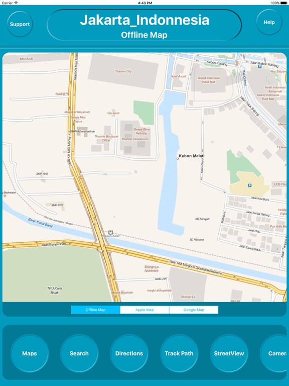 Jakarta Indonesia Offline City Maps Navigation iPad Jakarta Indonesia Offline City Maps Navigation iPad