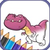 Dinosaur T Rex coloring book for kids