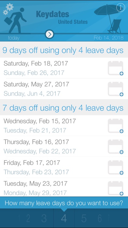 Keydates - optimize your holiday
