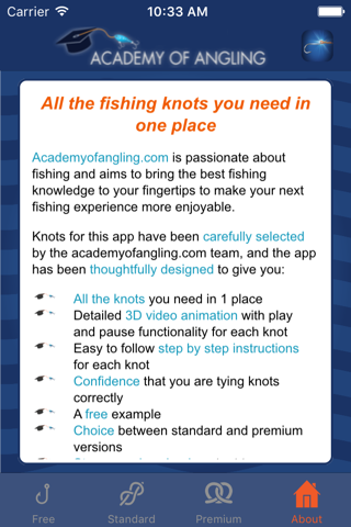Academy of Angling Fishing Knots screenshot 3