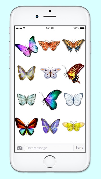 Beautiful Spring & Summer Butterflies Sticker Pack screenshot-3