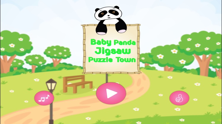 Baby Panda Jigsaw Puzzle Town