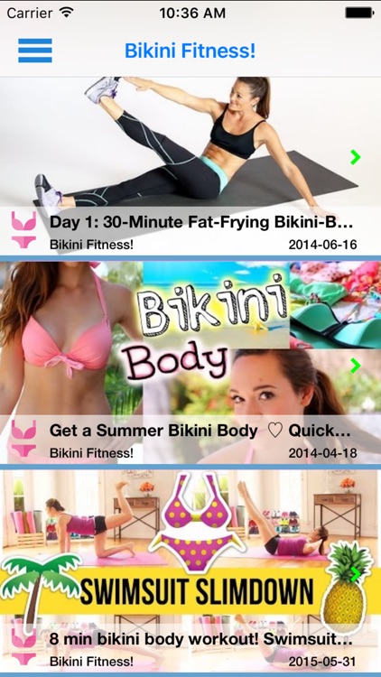 How to Get Your Bikini Body Fitness Videos