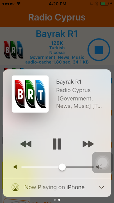 How to cancel & delete Radio Cyprus - ραδιόφωνο Κύπρος (Kıbrıs Radyosu) from iphone & ipad 3