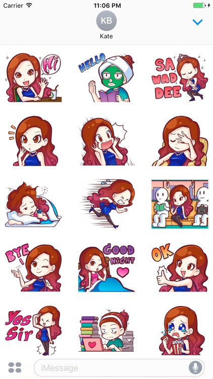 Selena Red Hair Girl Inlove Sticker