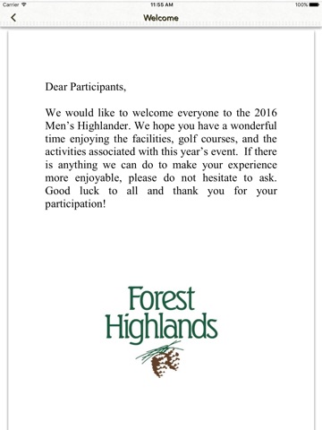 Forest Highlands Tournaments screenshot 3