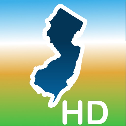 Aqua Map New Jersey NJ Lakes HD - Nautical Charts icon