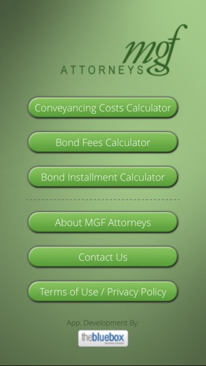 MGF Attorneys - Bond/Conveyancing Calcul