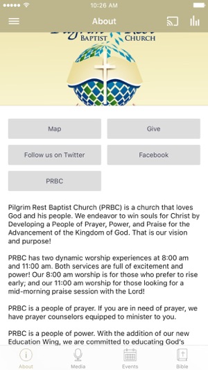 PRBCMobile App