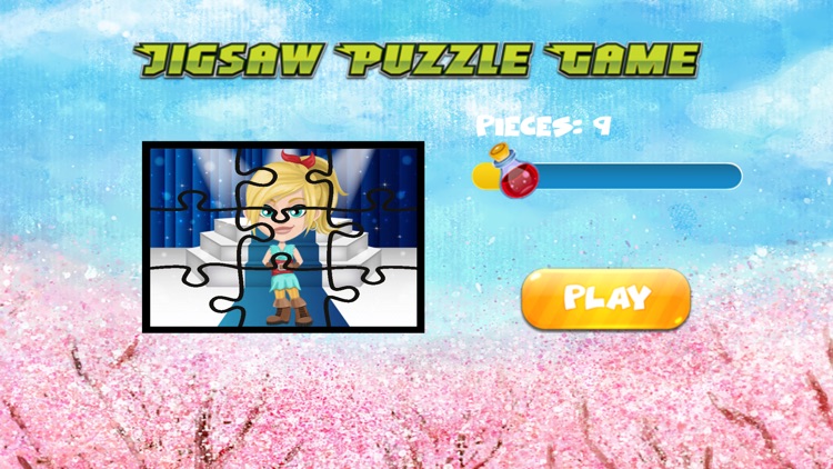 girls jigsaw puzzle cartoon games
