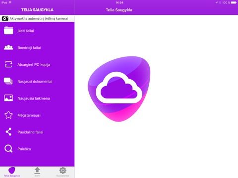 Telia Saugykla for iPad screenshot 3