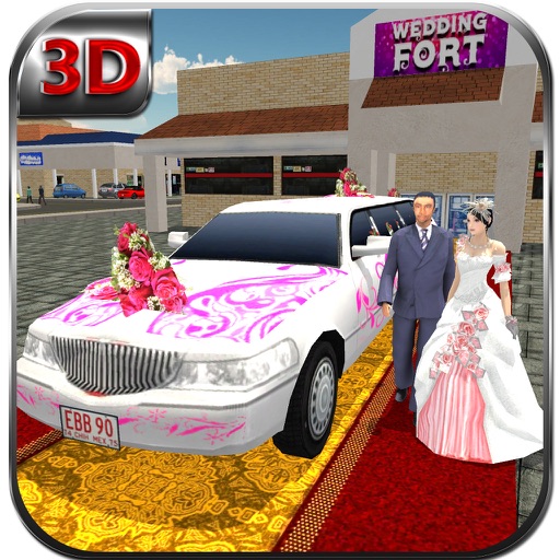 City Bridal Limo Car Simulator & Parking Drive Icon
