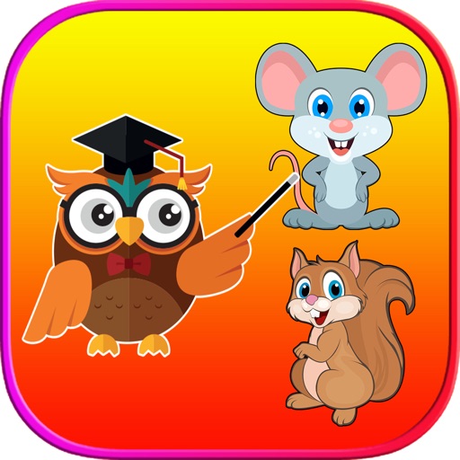 Animals Vocabulary Learning For Kids - 4 Fun Games Icon