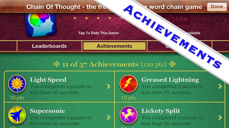 Chain Of Thought - the Word Association Game screenshot-4