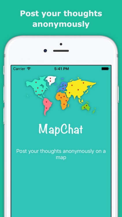 MapChat - Anonymous Posts On Map