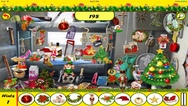 Free Hidden Objects:Christmas Party Hidd