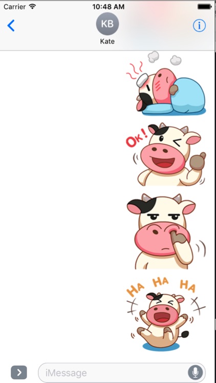 Momo Cow Sticker screenshot-3