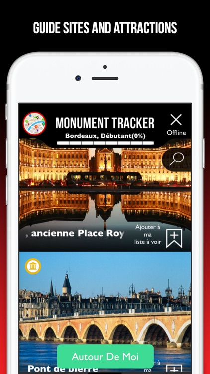 Nice Travel Guide Monument Tracker - Offline Map