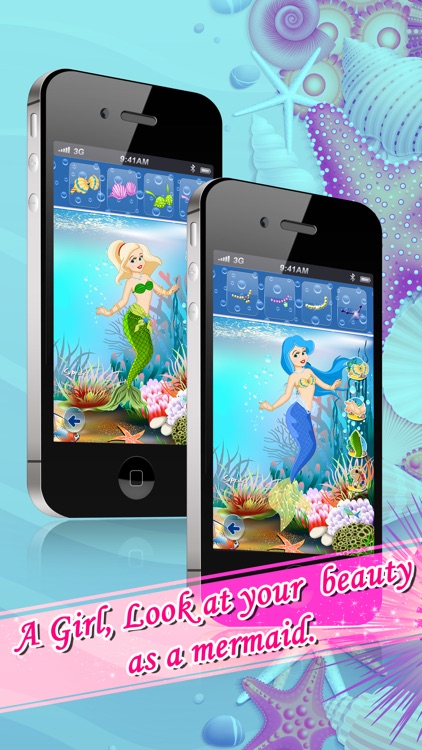 Ice Princess Mermaid Dress Up & Girl Makeup Games