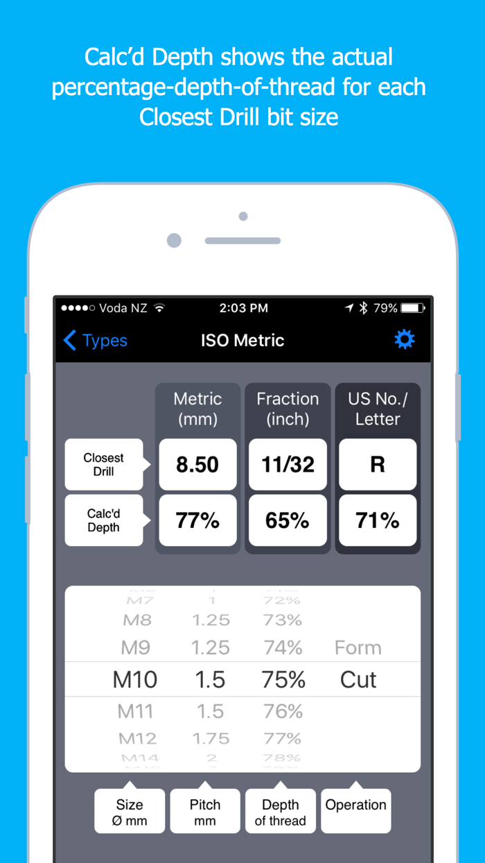 Drill and Tap Tool - Thread Tapping  Through Hole