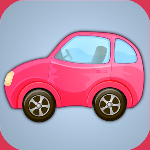 Puzzles shadow. Toy vehicles. Educational game iOS App