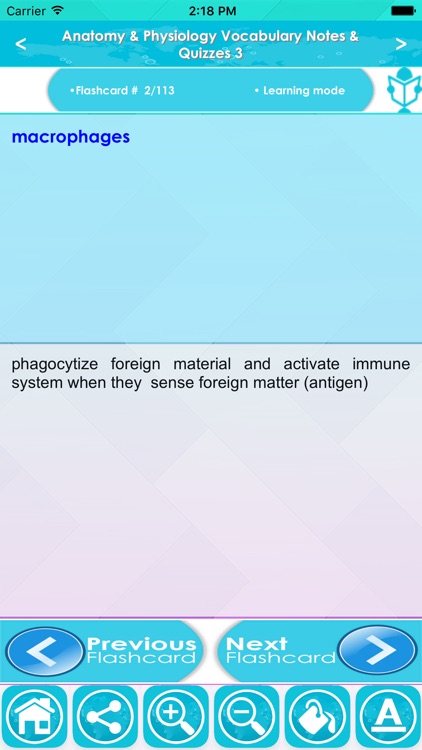Anatomy & Physiology Vocabulary : Exam Review App