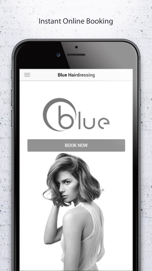 Blue Hairdressing