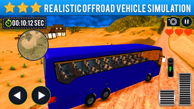 Offroad Bus Driving Sim-ulator 2017 screenshot-3