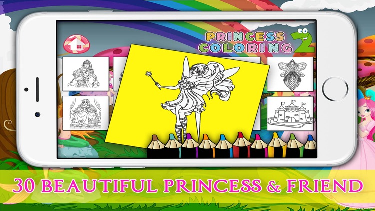 Fairy Princess coloring book : Best 30 Pages