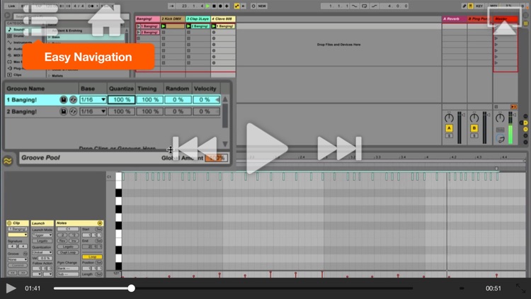 FastTrack™ For Ableton Live Groove Pool