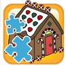 Jigsaw Puzzle Candy Houses Games For Kids