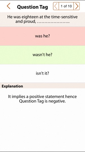 Grammar Express: Question Tag(圖4)-速報App