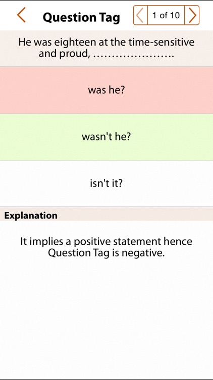 Grammar Express: Question Tag screenshot-3