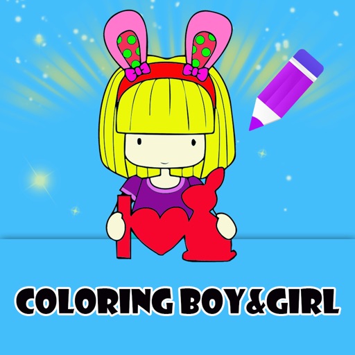 Coloring Boy And Girl