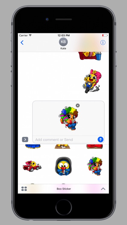 Boo Stickers