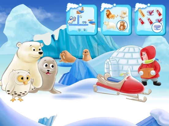 Белый медвежонок - история и игры для детей на iPad