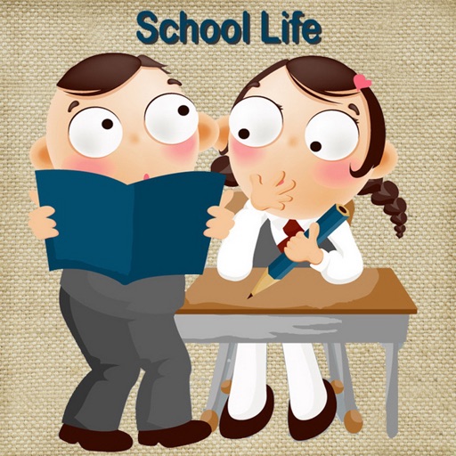 My School Story - Baby Learning English Flashcards Icon